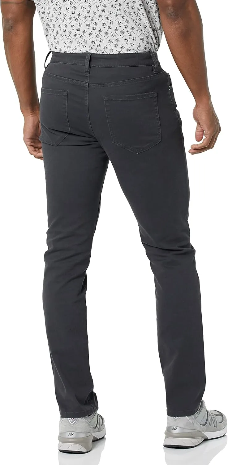 Amazon Essentials Men's Slim-Fit Pants, 5-Pocket Stretch Twill Design