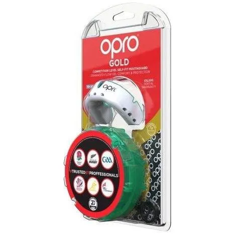 F3403      ~ OPRO GOLD MOUTHGARD WHITE