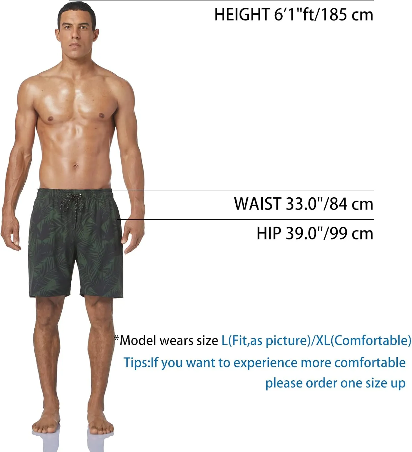 Flytop Mens Swim Trunks Quick Dry Board Shorts with Zipper Pockets Bathing Suit