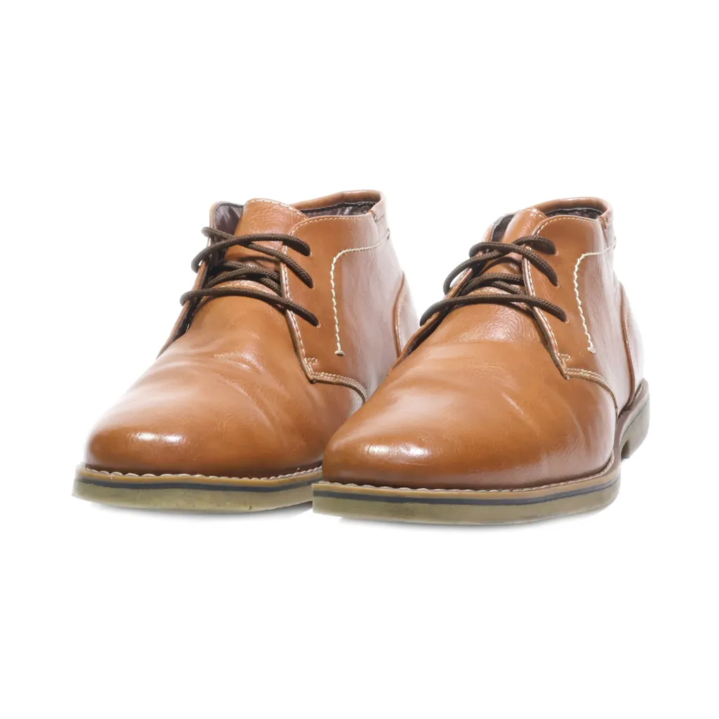 George Formal Boots Leather Brown Colour For Men