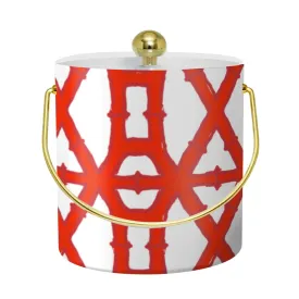 Holiday Bamboo Ice Bucket