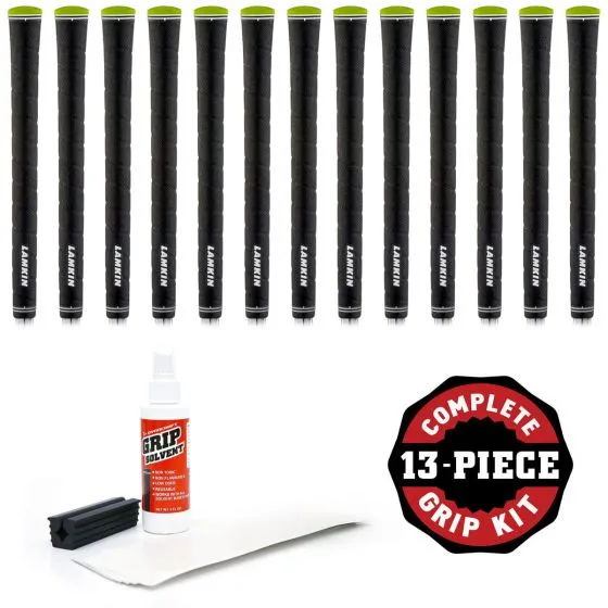 Lamkin Sonar  Wrap Calibrate Standard - 13 piece Golf Grip Kit (with tape, solvent, vise clamp)