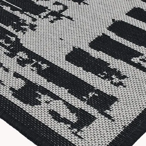 Lino Black Rug