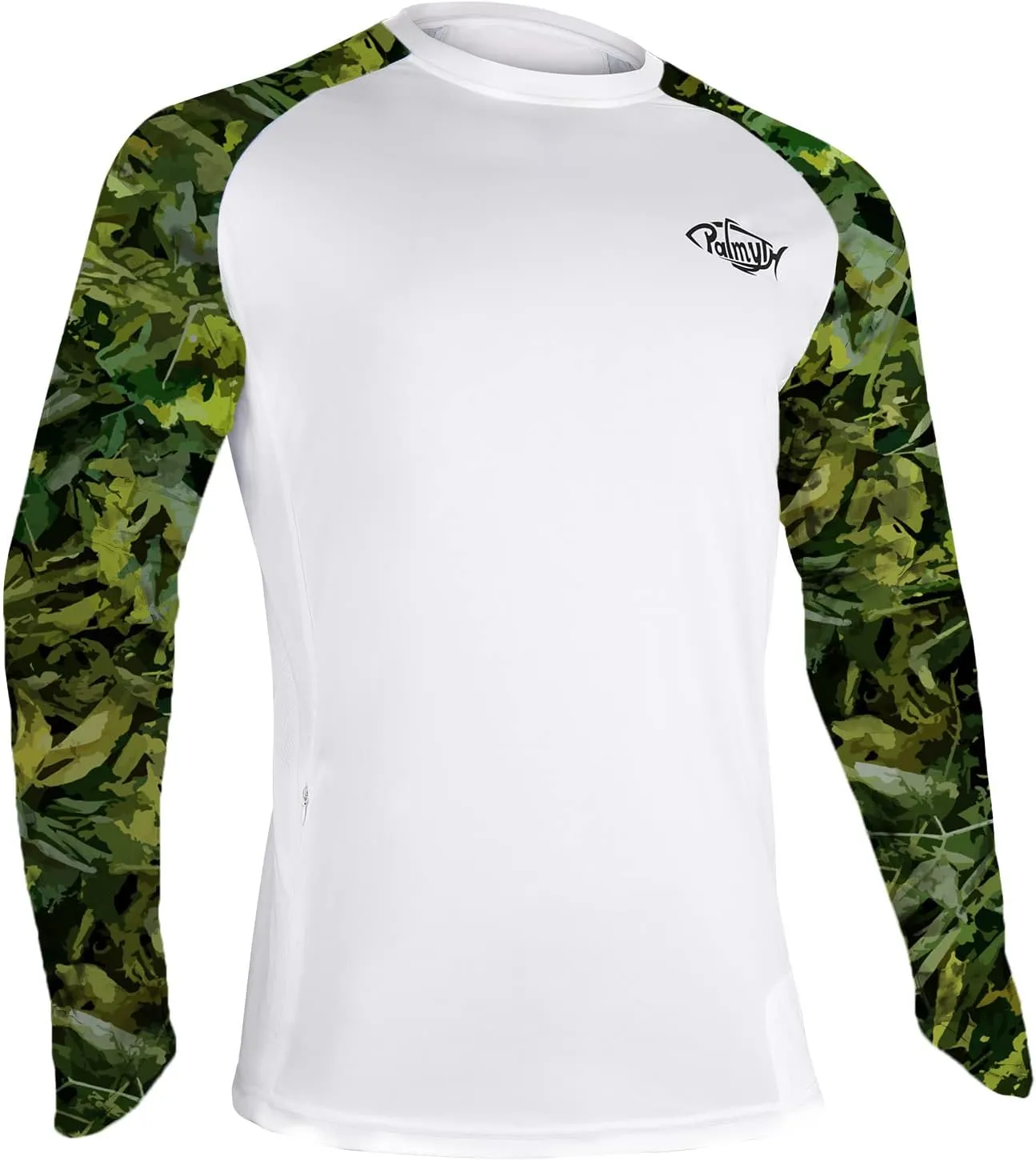 Palmyth Fishing Shirt for Men Long Sleeve Sun Protection UV UPF 50  T-Shirts with Pocket
