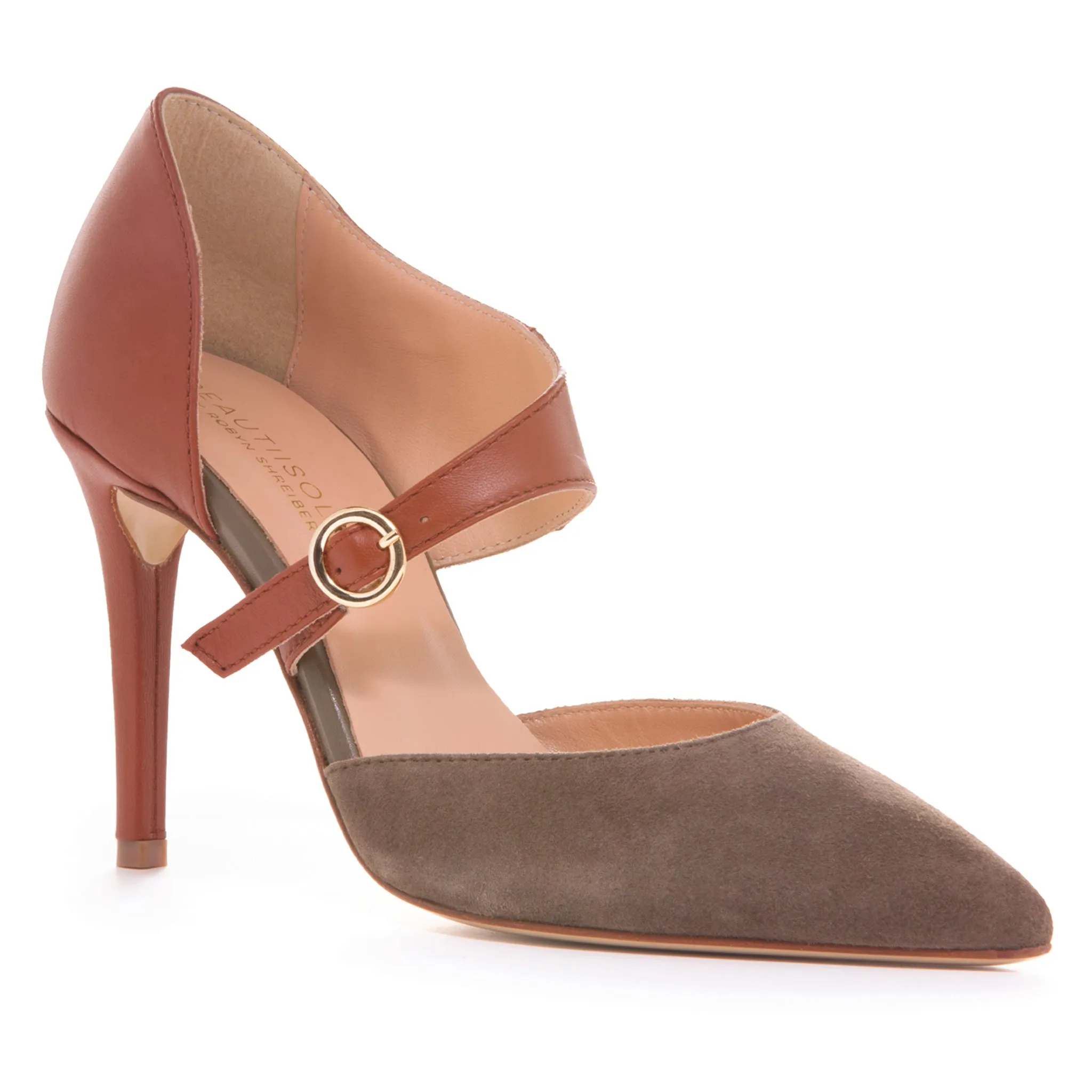 Sara Cognac Suede R