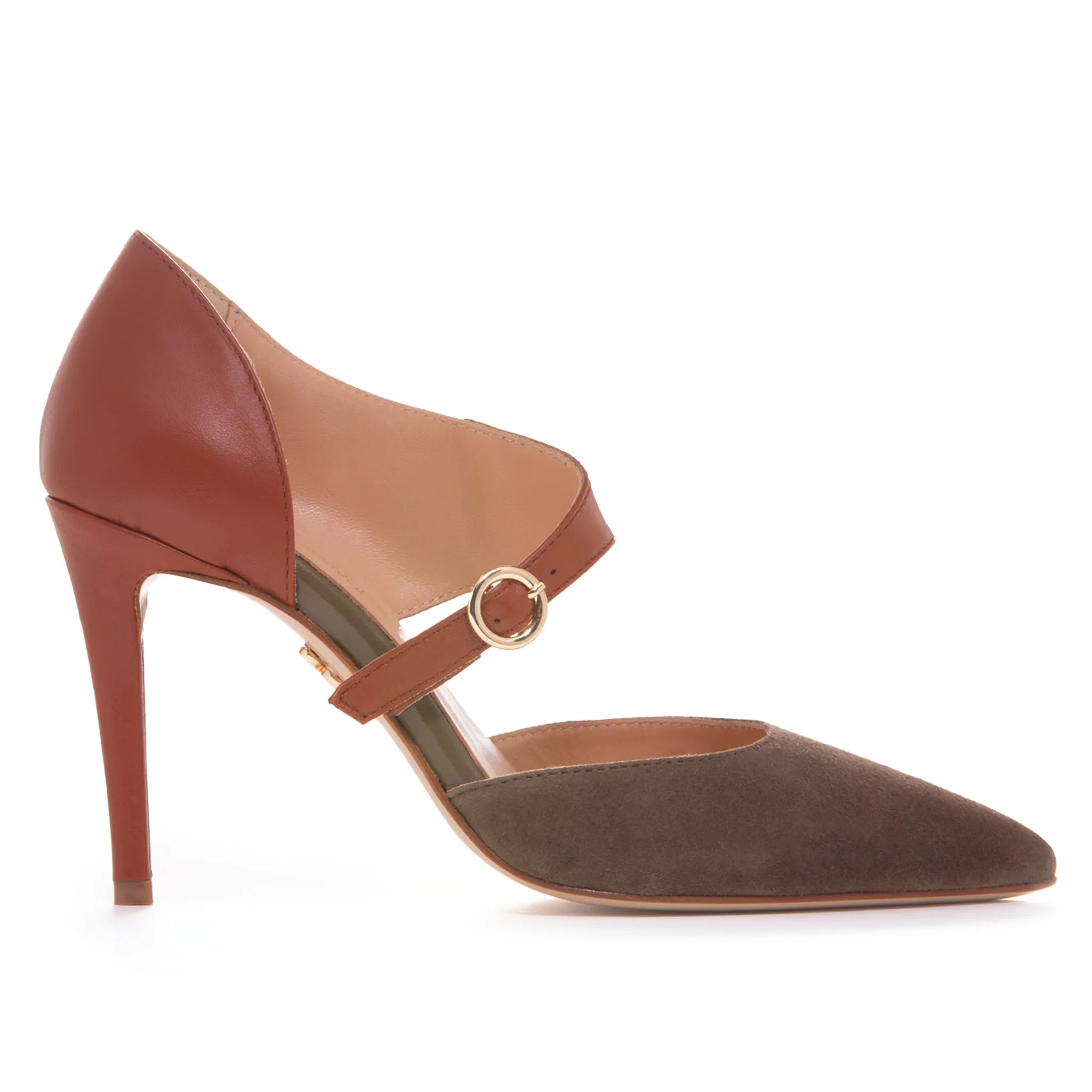 Sara Cognac Suede R
